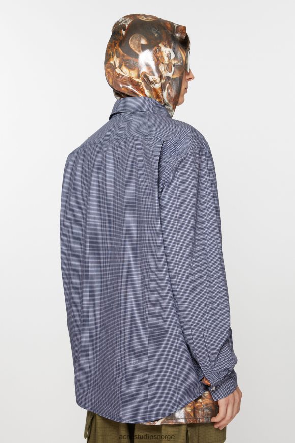 Acne Studios langermet skjorte N2PP4F987 klær marinen