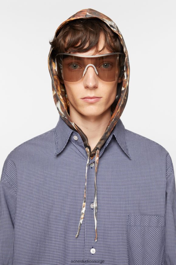 Acne Studios langermet skjorte N2PP4F987 klær marinen