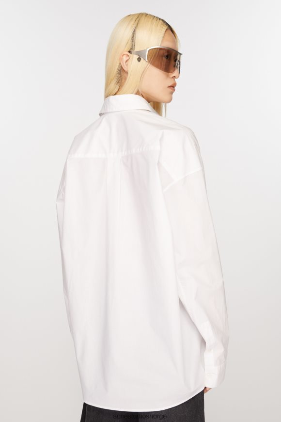 Acne Studios skjorte med knapper N2PP4F367 klær optikk hvit