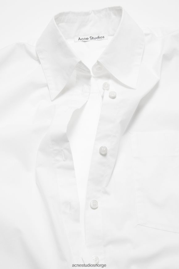 Acne Studios skjorte med knapper N2PP4F367 klær optikk hvit