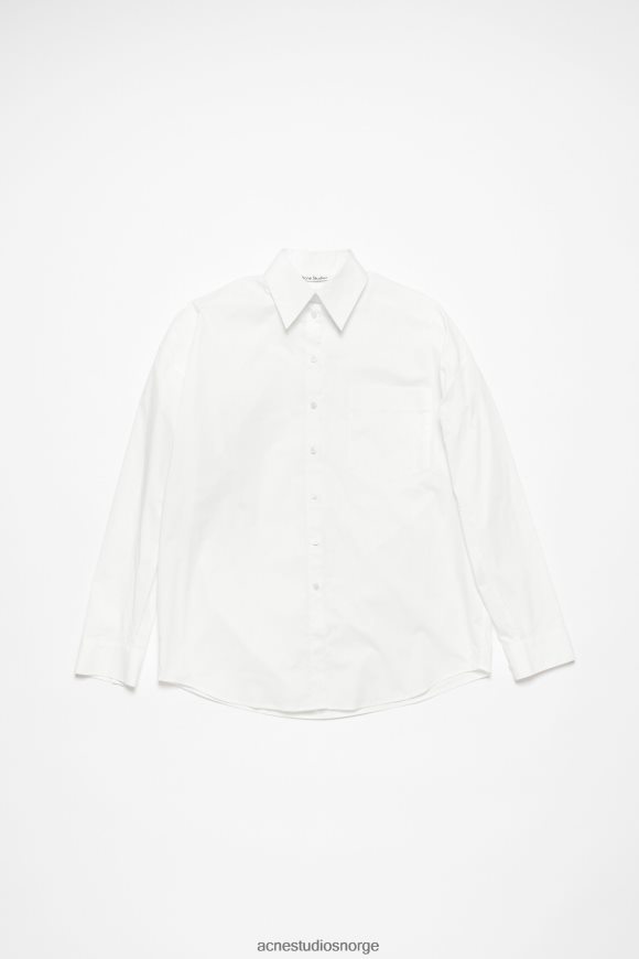 Acne Studios skjorte med knapper N2PP4F367 klær optikk hvit