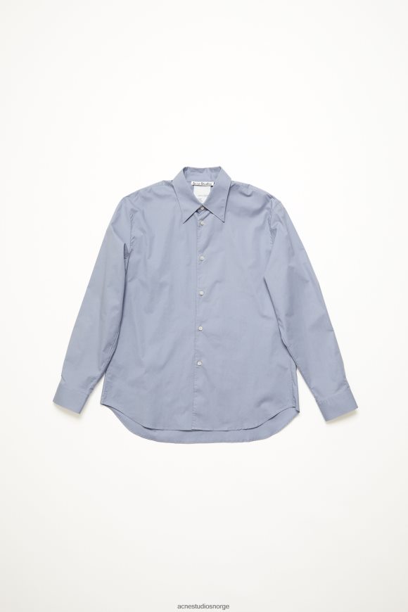 Acne Studios skjorte med knapper N2PP4F986 klær støvete blå