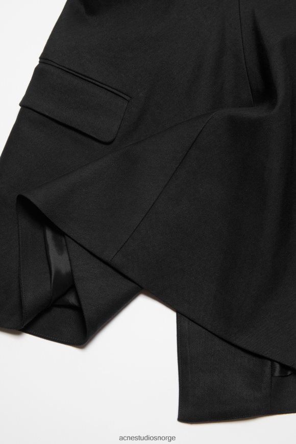 Acne Studios stroppdress topp N2PP4F172 klær svart