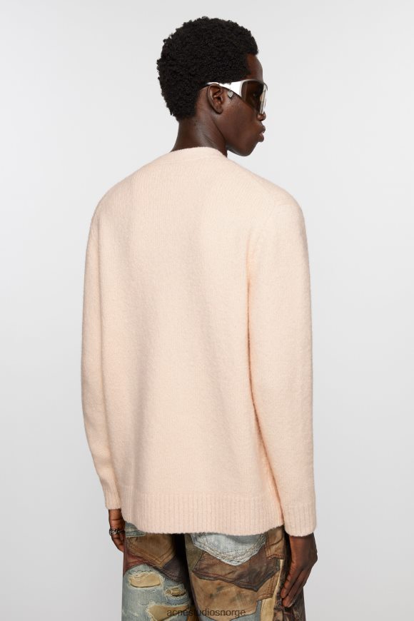 Acne Studios cardigan ullblanding N2PP4F1104 klær lyserosa
