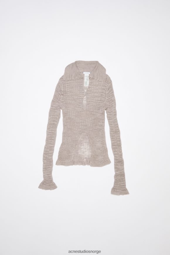 Acne Studios genser med bred ribbet N2PP4F118 klær støvete syrin