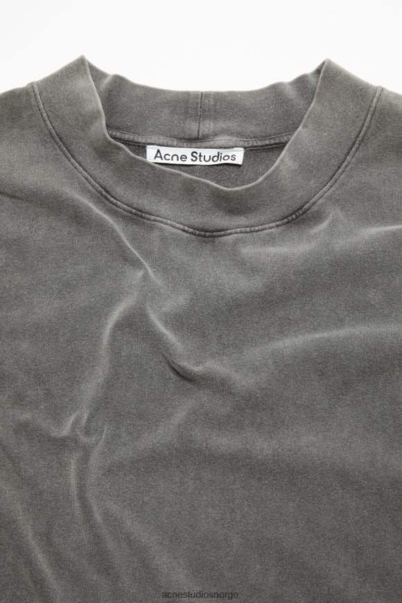 Acne Studios genser med rund hals N2PP4F204 klær bleknet svart