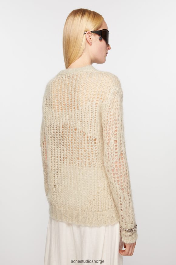 Acne Studios mohair blanding genser N2PP4F69 klær sandbeige