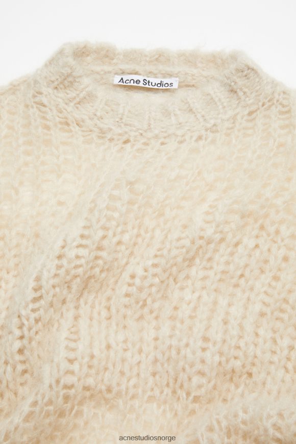 Acne Studios mohair blanding genser N2PP4F69 klær sandbeige