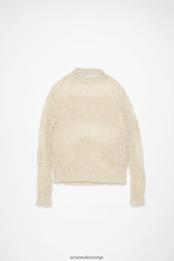 Acne Studios mohair blanding genser N2PP4F69 klær sandbeige