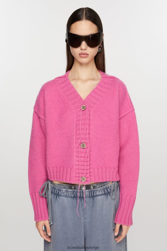 Acne Studios strikket cardigan N2PP4F77 klær rosa