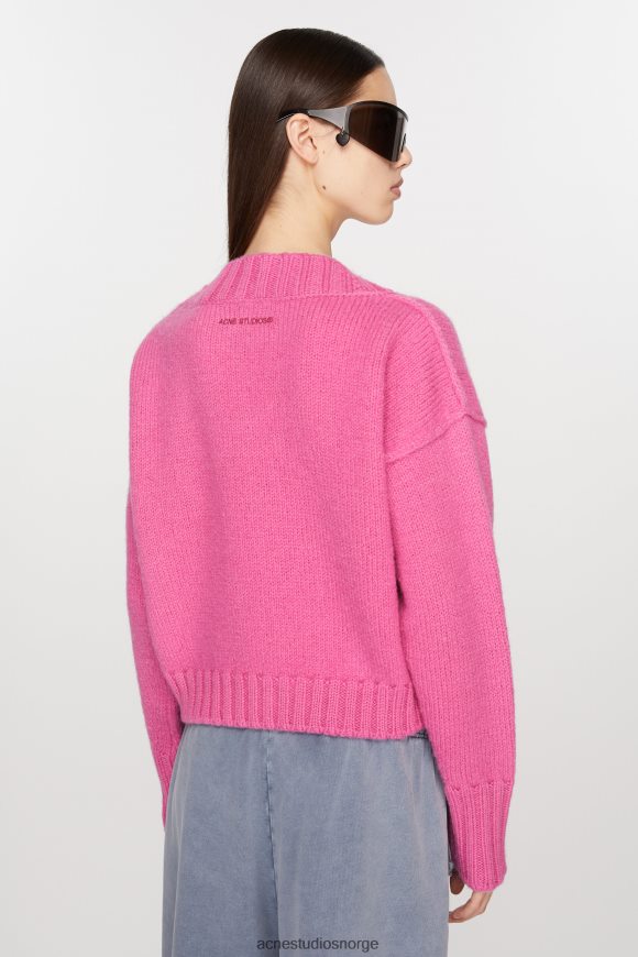 Acne Studios strikket cardigan N2PP4F77 klær rosa