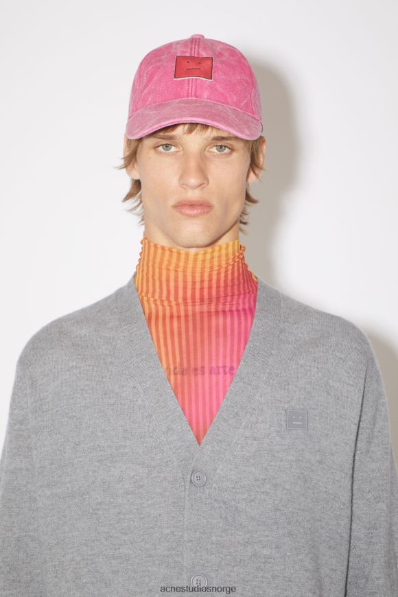 Acne Studios ull cardigan unisex N2PP4F1182 klær gråmelert