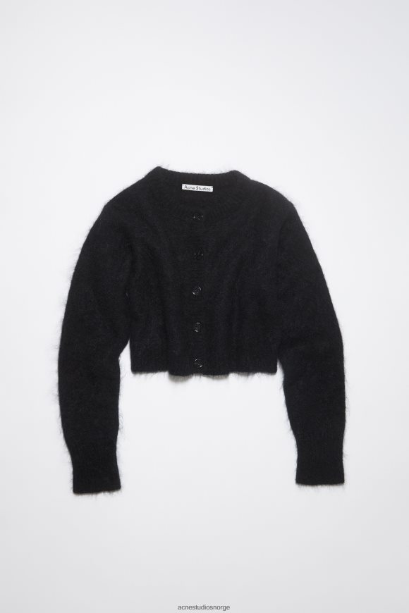 Acne Studios ull mohair cardigan N2PP4F108 klær svart