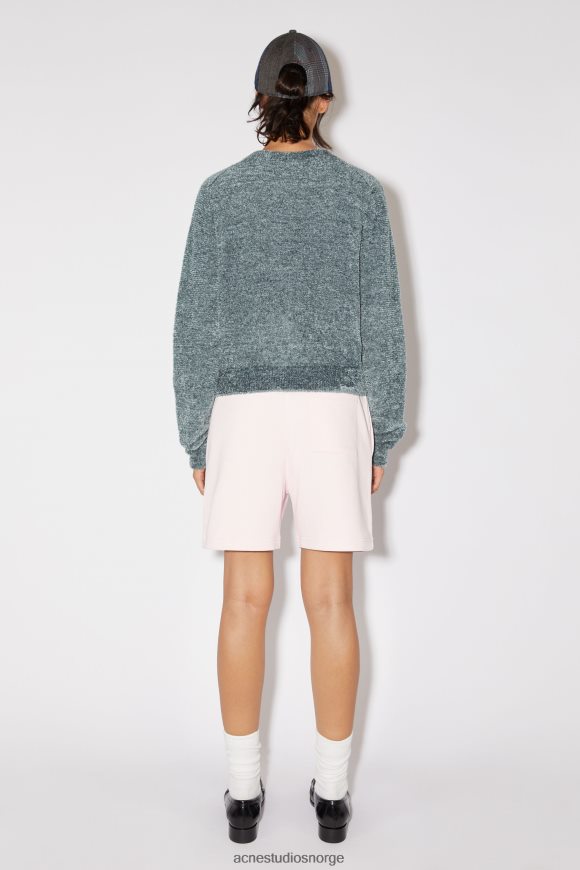 Acne Studios unisex cardigan med rund hals N2PP4F96 klær grå