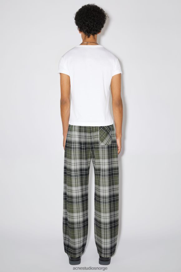 Acne Studios T-skjorte med rund hals - tilpasset unisex N2PP4F1030 klær optikk hvit