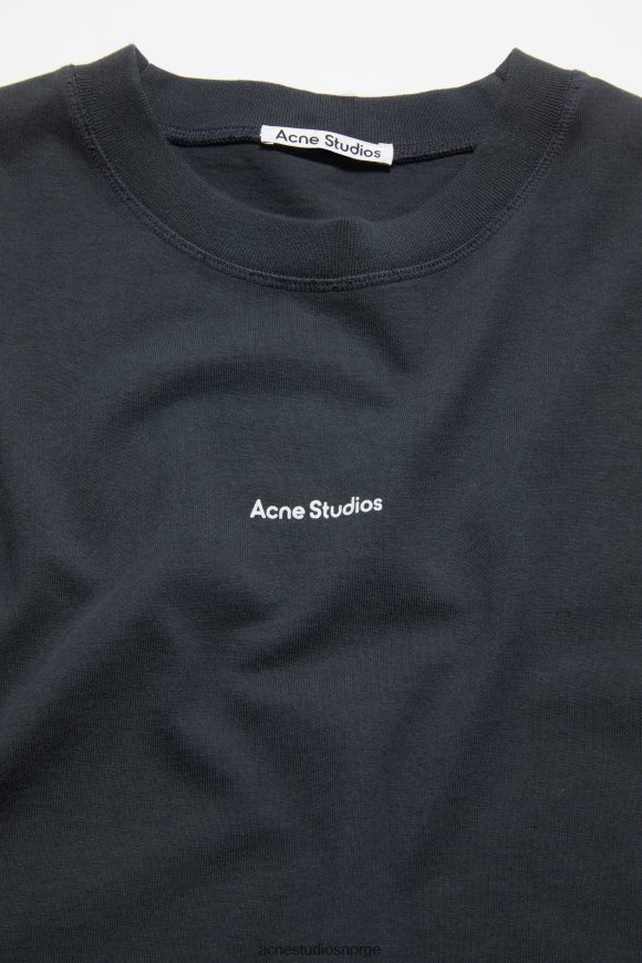 Acne Studios logo t-skjorte N2PP4F202 klær svart