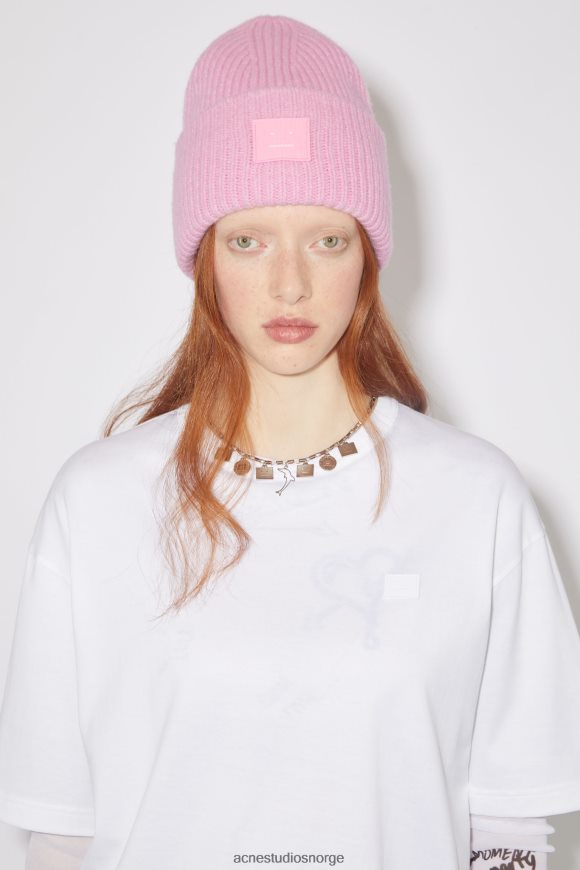 Acne Studios t-skjorte med rund hals - unisex avslappet passform N2PP4F214 klær optikk hvit