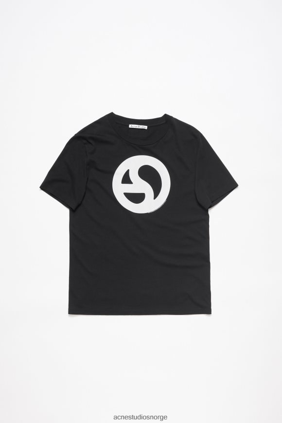 Acne Studios t-skjorte med trykk N2PP4F1086 klær svart
