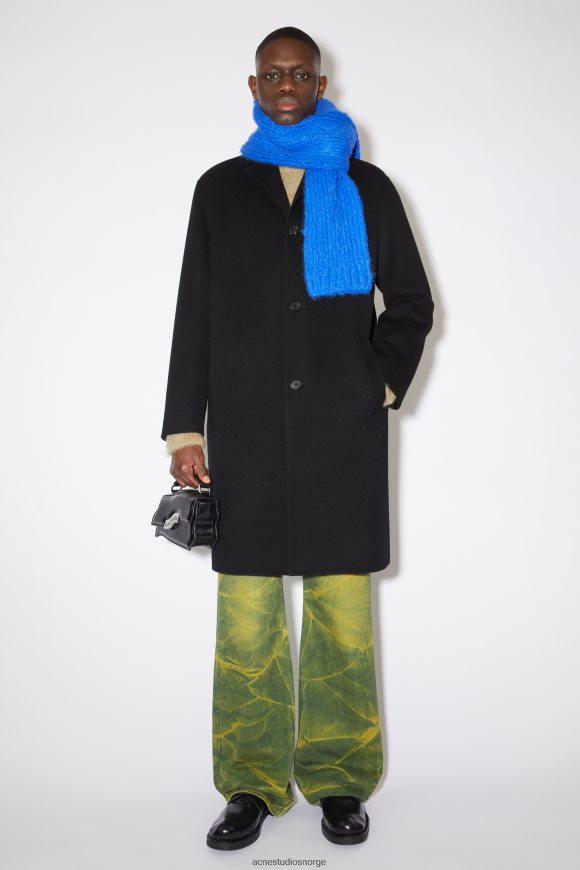 Acne Studios enkeltspent pels N2PP4F908 klær svart