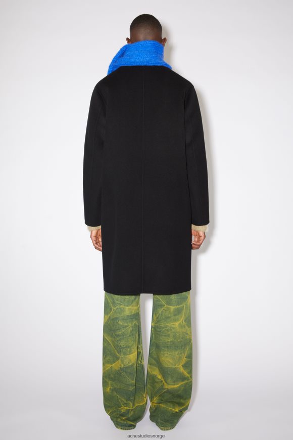 Acne Studios enkeltspent pels N2PP4F908 klær svart