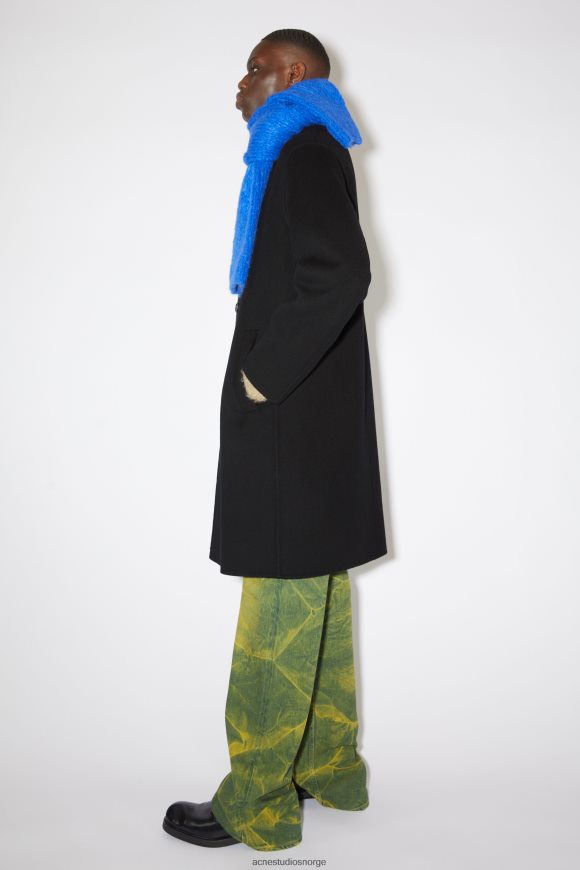 Acne Studios enkeltspent pels N2PP4F908 klær svart