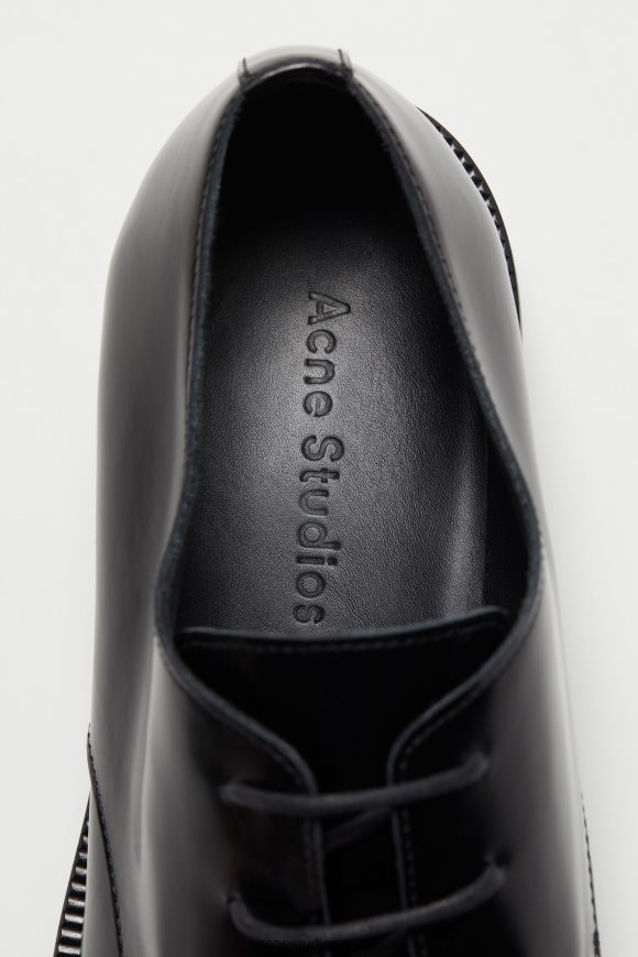 Acne Studios derbysko i skinn N2PP4F1221 fottøy svart