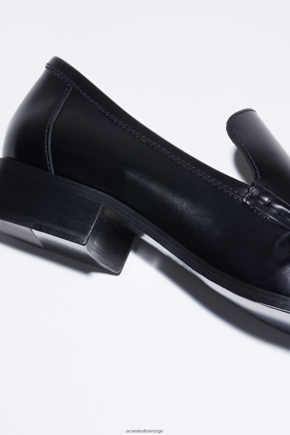 Acne Studios loafers i skinn N2PP4F491 fottøy svart