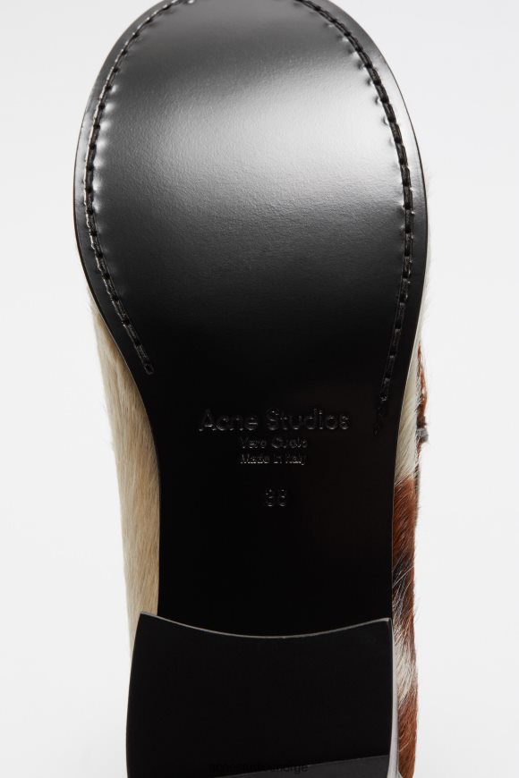 Acne Studios loafers i skinn N2PP4F634 fottøy multi brun