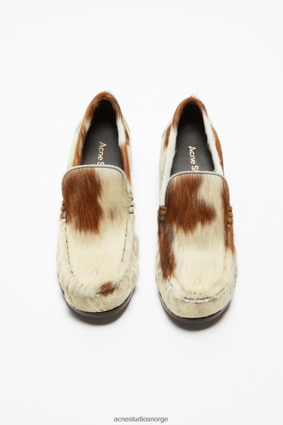 Acne Studios loafers i skinn N2PP4F634 fottøy multi brun