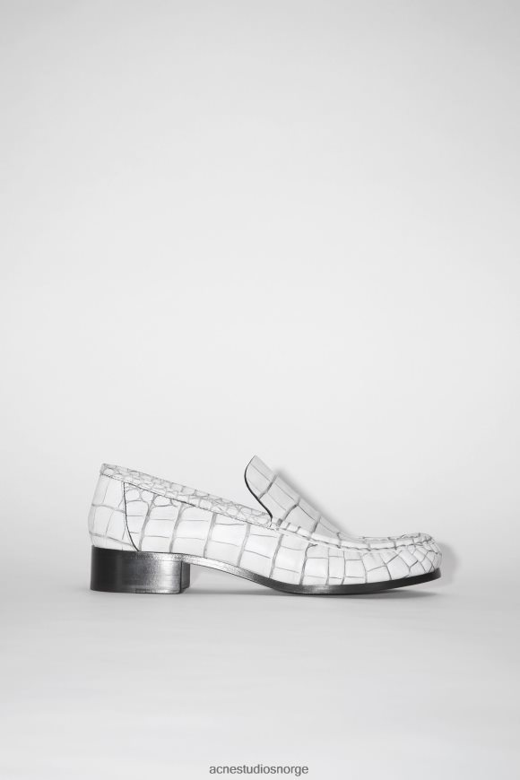 Acne Studios loafers i skinn N2PP4F808 fottøy off white