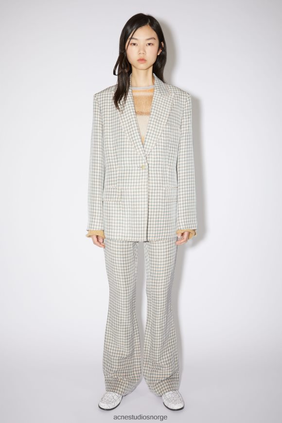 Acne Studios loafers i skinn N2PP4F808 fottøy off white