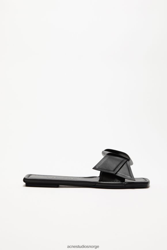 Acne Studios sandal i musubi skinn N2PP4F487 fottøy svart