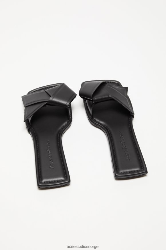 Acne Studios sandal i musubi skinn N2PP4F487 fottøy svart