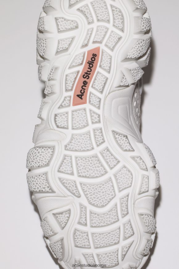 Acne Studios chunky mesh joggesko N2PP4F1226 fottøy hvit