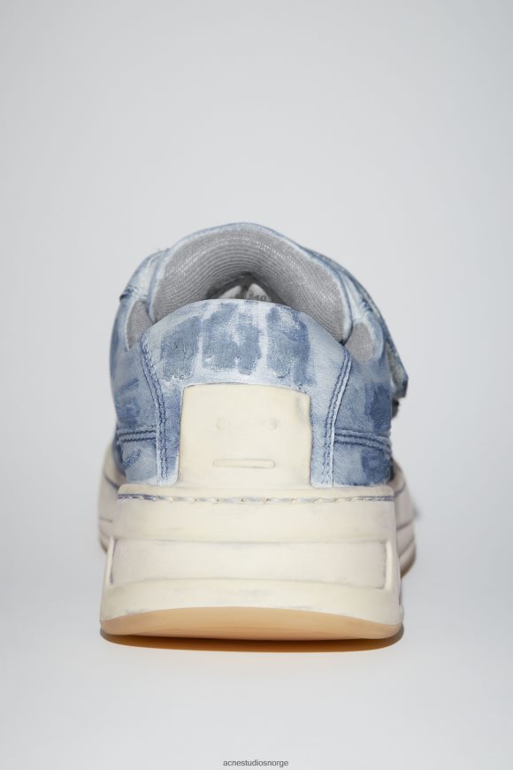 Acne Studios joggesko med borrelås N2PP4F543 fottøy midnatt blå