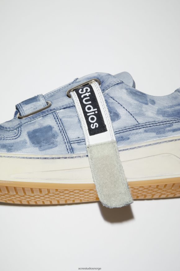 Acne Studios joggesko med borrelås N2PP4F543 fottøy midnatt blå