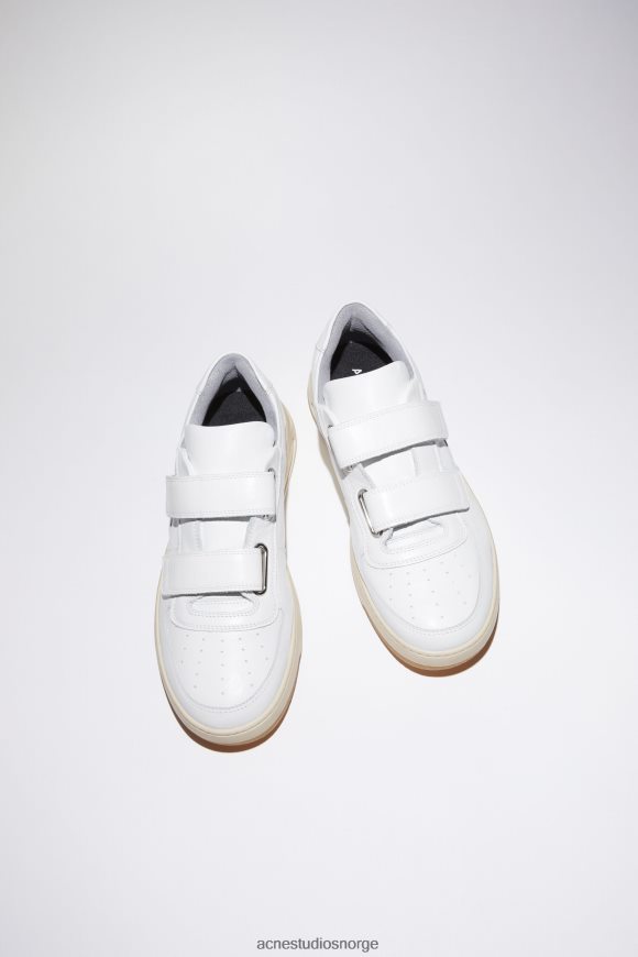 Acne Studios joggesko med borrelås N2PP4F833 fottøy hvit