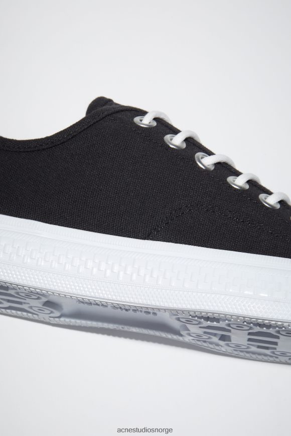 Acne Studios lave joggesko N2PP4F1219 fottøy svart/off white