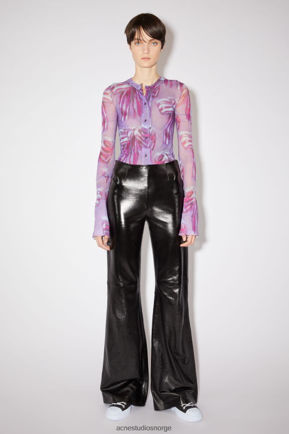 Acne Studios lave joggesko N2PP4F505 fottøy svart/off white