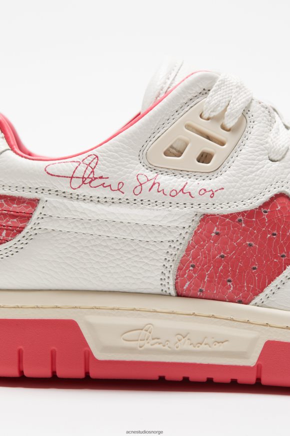 Acne Studios lave joggesko N2PP4F799 fottøy hvit/elektrisk rosa