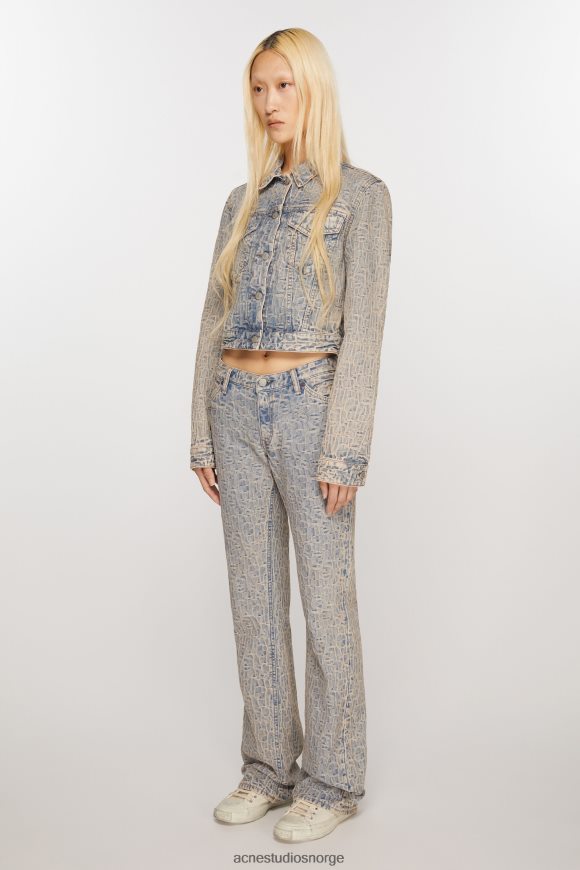 Acne Studios lave joggesko N2PP4F809 fottøy off white