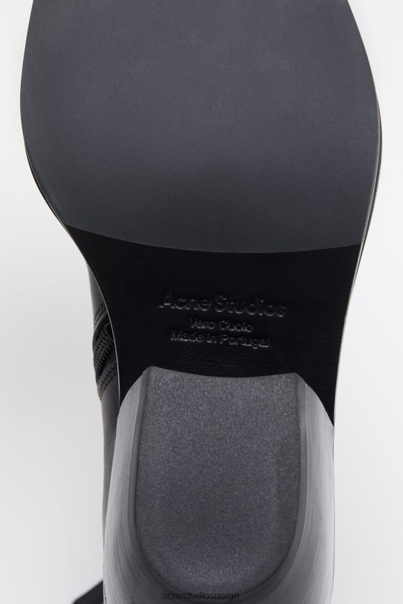 Acne Studios ankelstøvletter i skinn N2PP4F527 fottøy svart