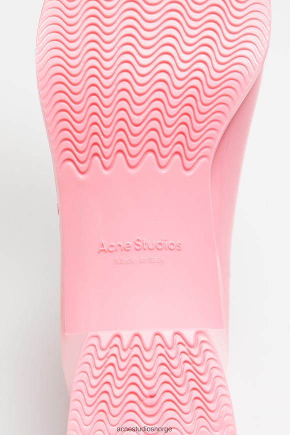 Acne Studios gummistøvler N2PP4F810 fottøy blek rosa