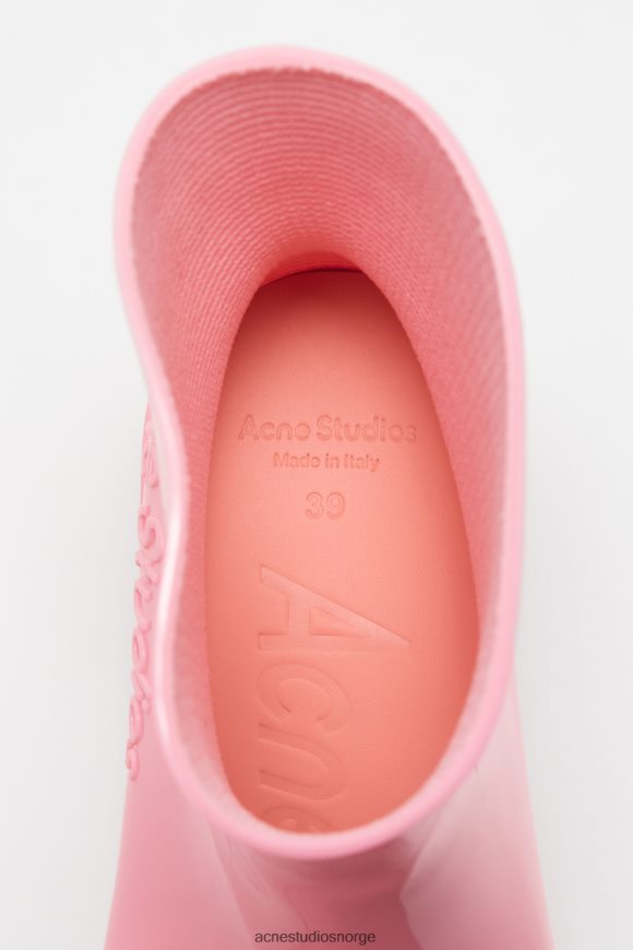 Acne Studios gummistøvler N2PP4F810 fottøy blek rosa