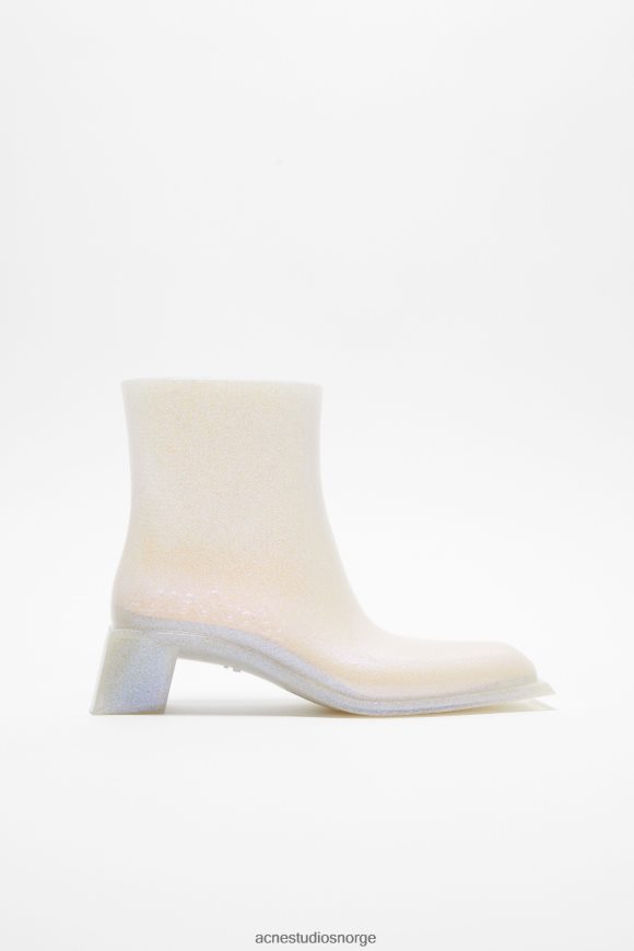 Acne Studios gummistøvler N2PP4F876 fottøy gjennomsiktig/sølv
