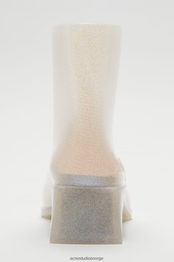Acne Studios gummistøvler N2PP4F876 fottøy gjennomsiktig/sølv