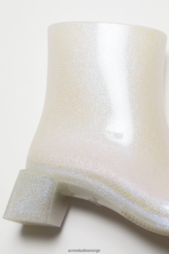 Acne Studios gummistøvler N2PP4F876 fottøy gjennomsiktig/sølv