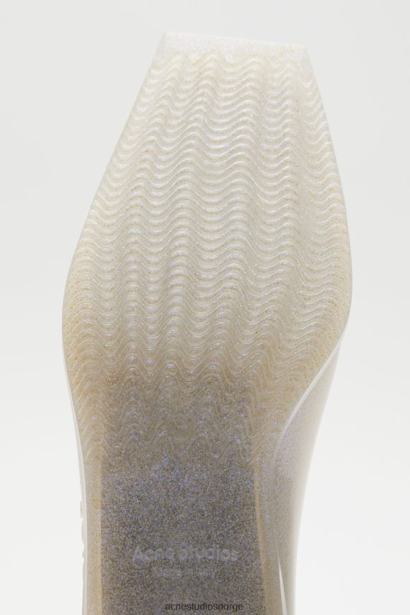 Acne Studios gummistøvler N2PP4F876 fottøy gjennomsiktig/sølv