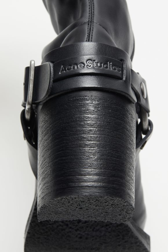 Acne Studios påtrekkbare spennstøvler N2PP4F443 fottøy svart