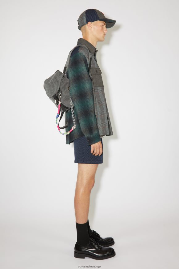 Acne Studios mini ryggsekk N2PP4F584 tilbehør karbongrå